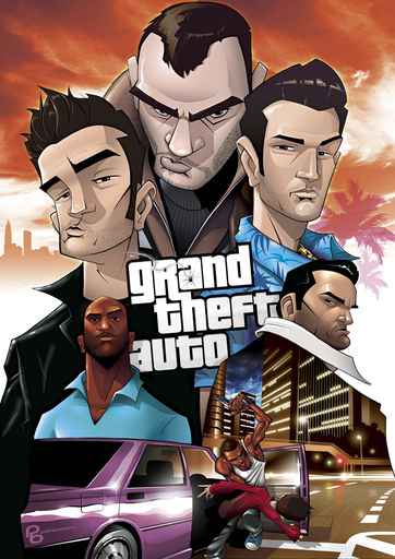 Grand Theft Auto IV - Подборка качественного фанарта по играм серии GTA